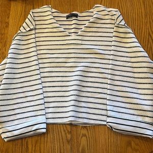 Urban Outfitters Striped Long Sleeve Top